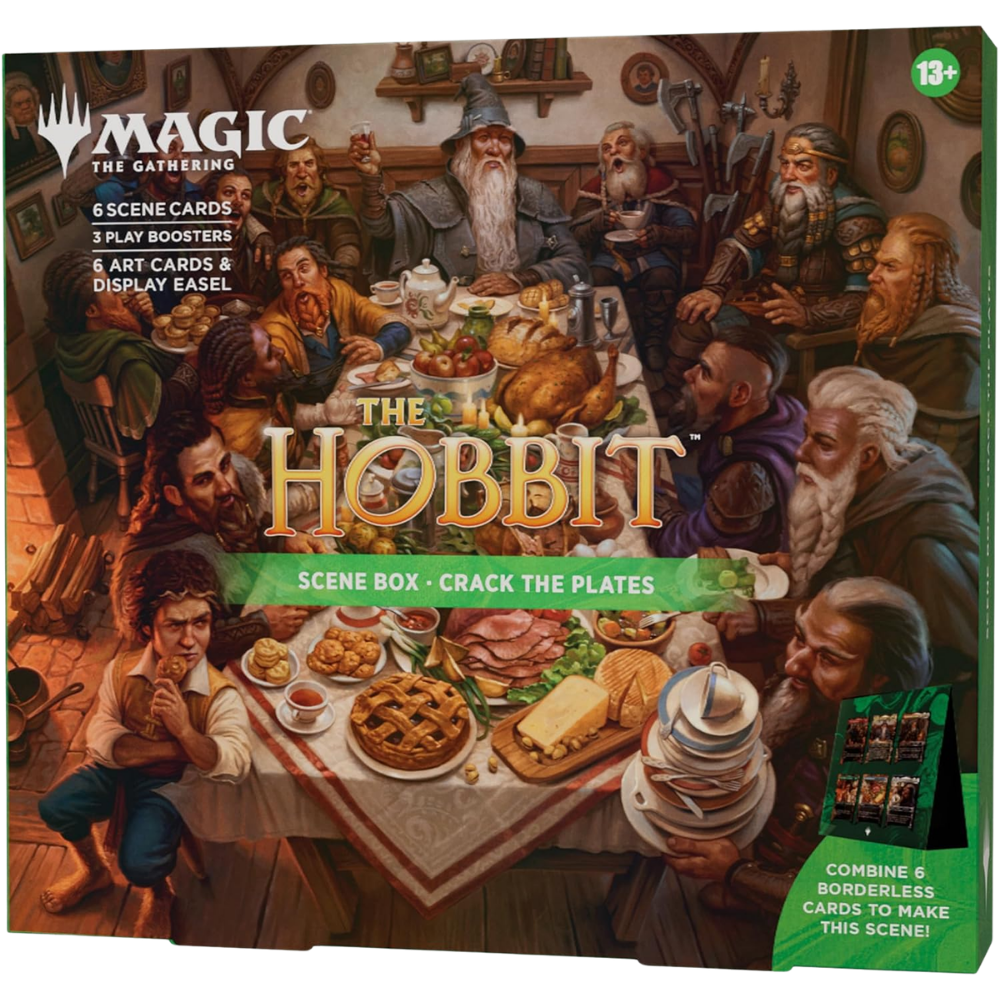 MAGIC THE GATHERING THE HOBBIT SCENE BOX - CRACK THE PLATES