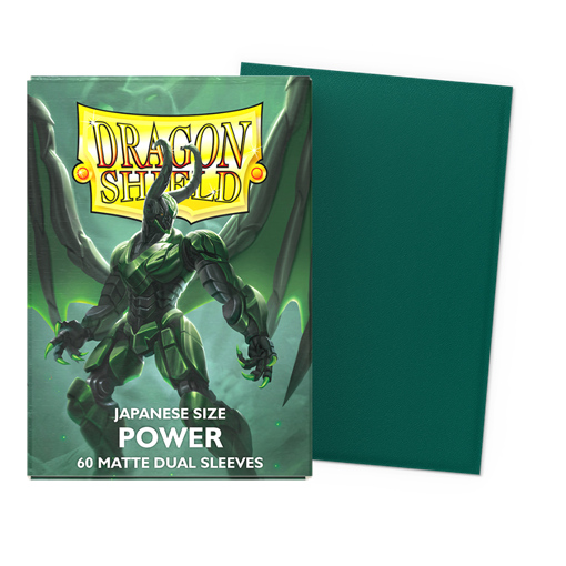 DRAGONSHIELD SLEEVES JAPANESE MATTE DUAL POWER 60