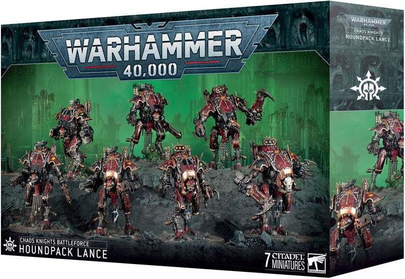 WARHAMMER 40K - CHAOS KNIGHTS BATTLEFORCE - HOUNDPACK LANCE