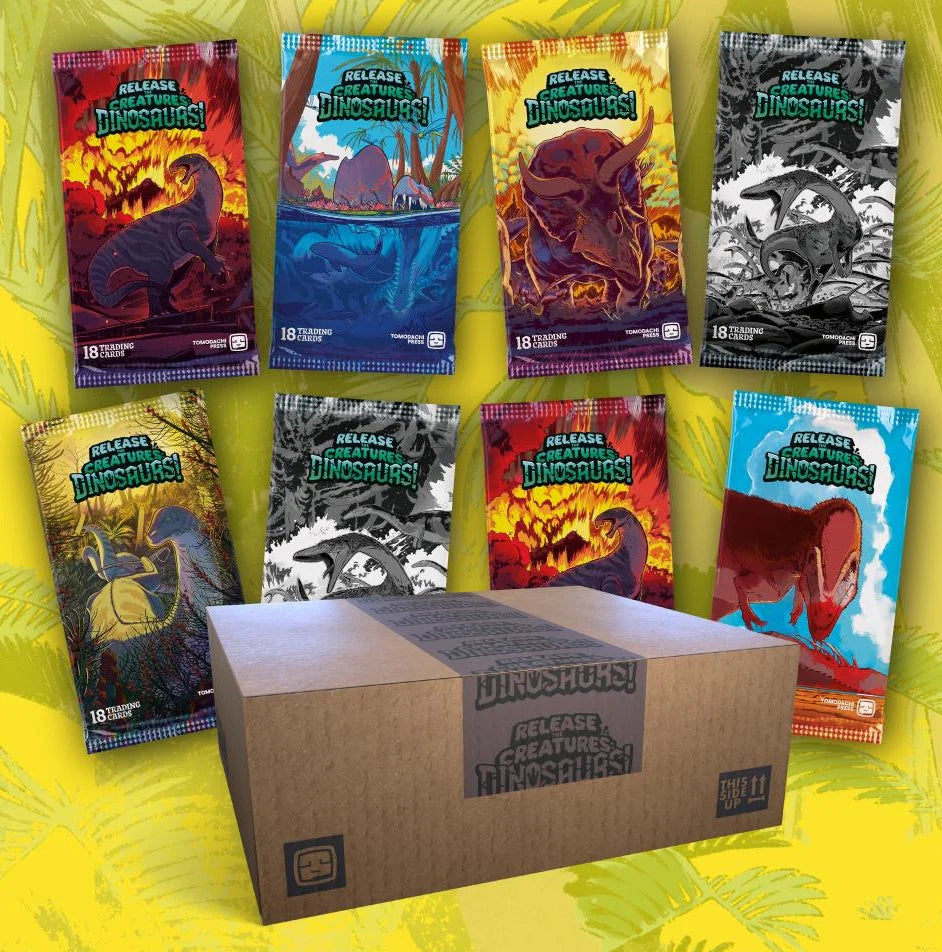 RELEASE CREATURES DINOSAURS! BOX