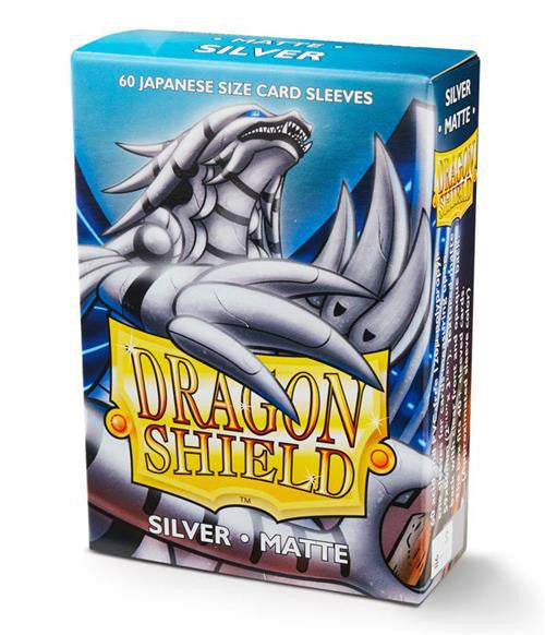 DRAGONSHIELD SLEEVES JAPANESE MATTE SILVER 60