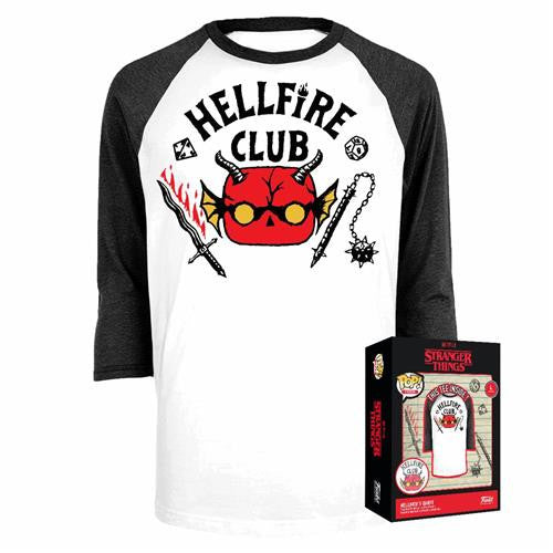 T-SHIRT STRANGER THINGS HELLFIRE CLUB FUNKO - L