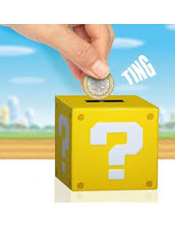 SUPER MARIO - SHAPED MONEY BANK SALVADANAIO