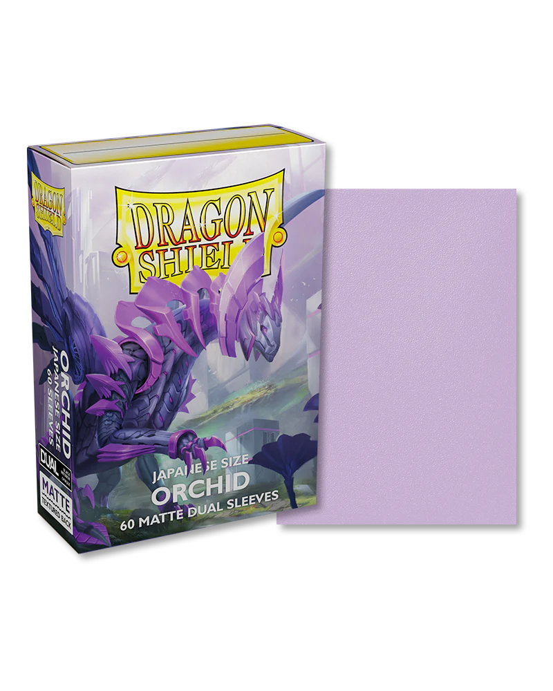DRAGONS SHIELD 60 SLEEVES JAPANESE - DUAL ORCHID