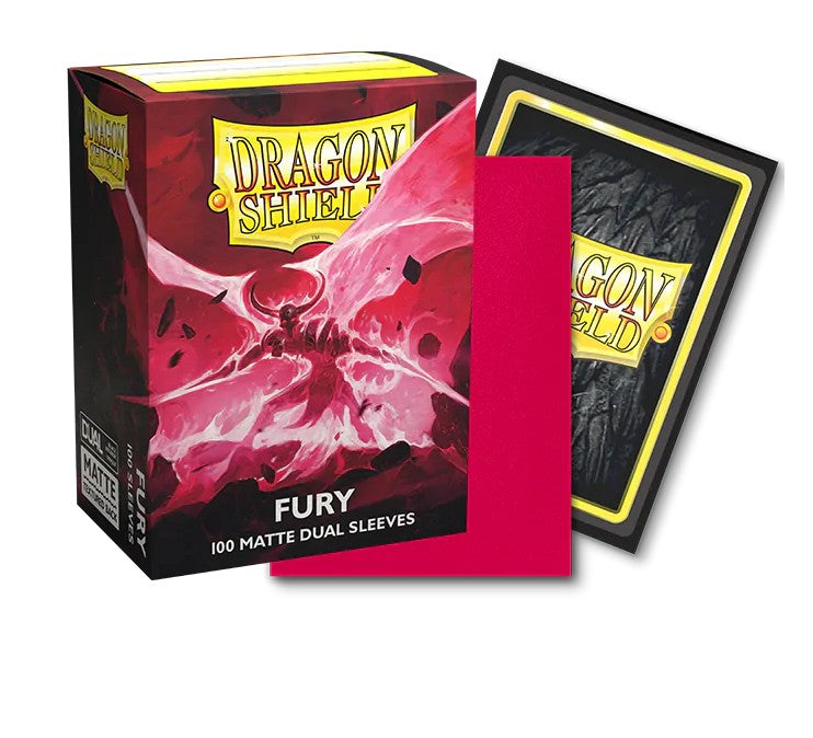 DRAGONSHIELD SLEEVES STANDARD MATTE DUAL FURY 100