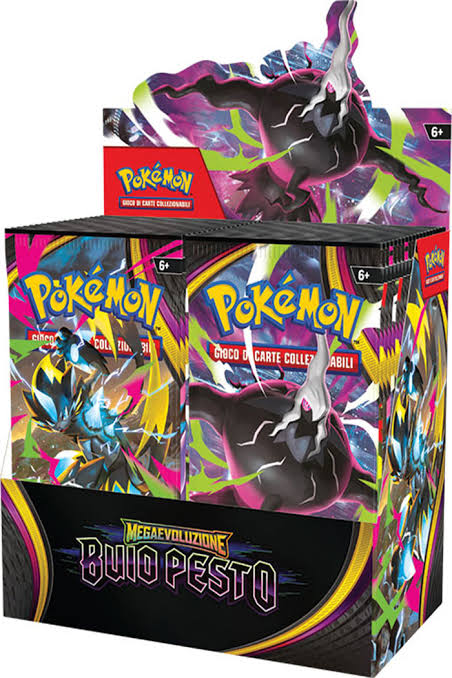 POKEMON BUIO PESTO BOX 36 BUSTINE ITALIANO