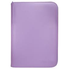ALBUM 4-POCKET 160 CARDS ZIPPERED - LILLA