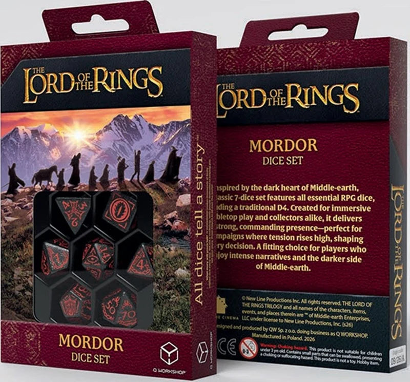 SIGNORE DEGLI ANELLI - MORDOR DICE SET