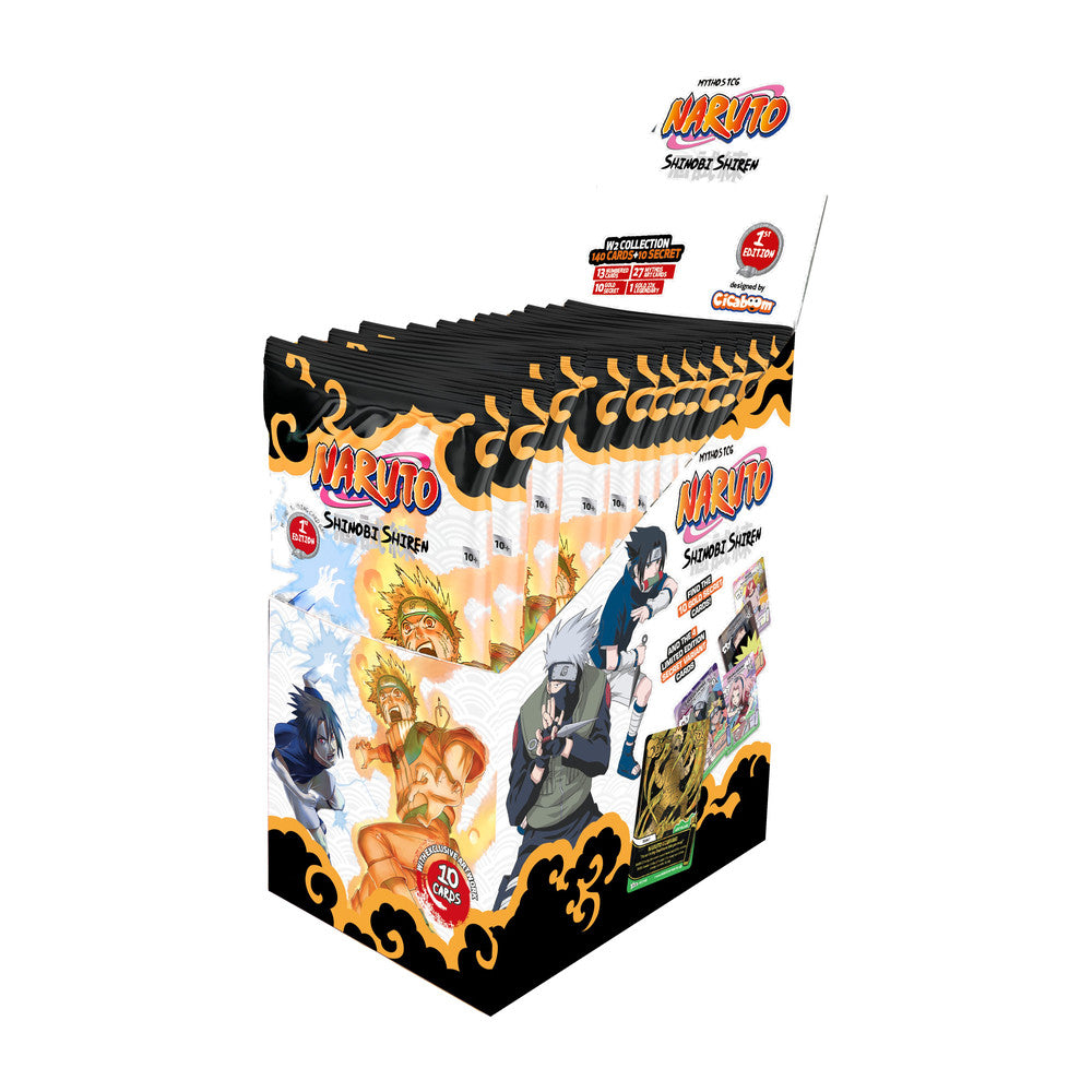 NARUTO MYTHOS TCG -SHINOBI SHIREN - BOX 24 BUSTE - ENG