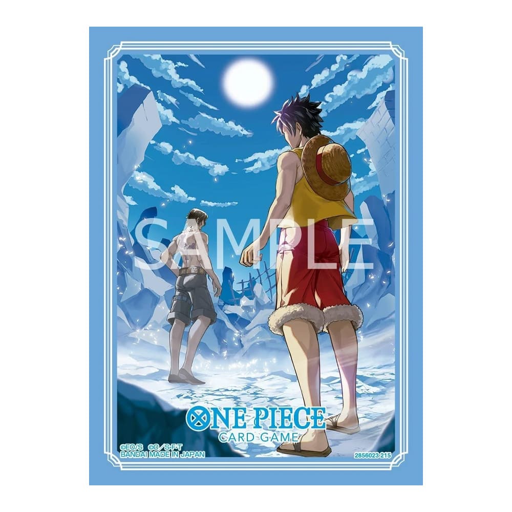 ONE PIECE CARD GAME SLEEVES - LUFFY & ACE