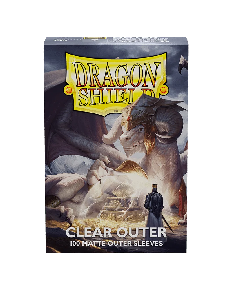 DRAGONSHIELD SLEEVES STANDARD MATTE OUTER CLEAR 100