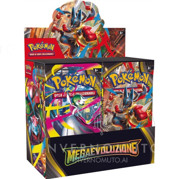 POKEMON MEGAEVOLUZIONE BOX 36 BUSTINE