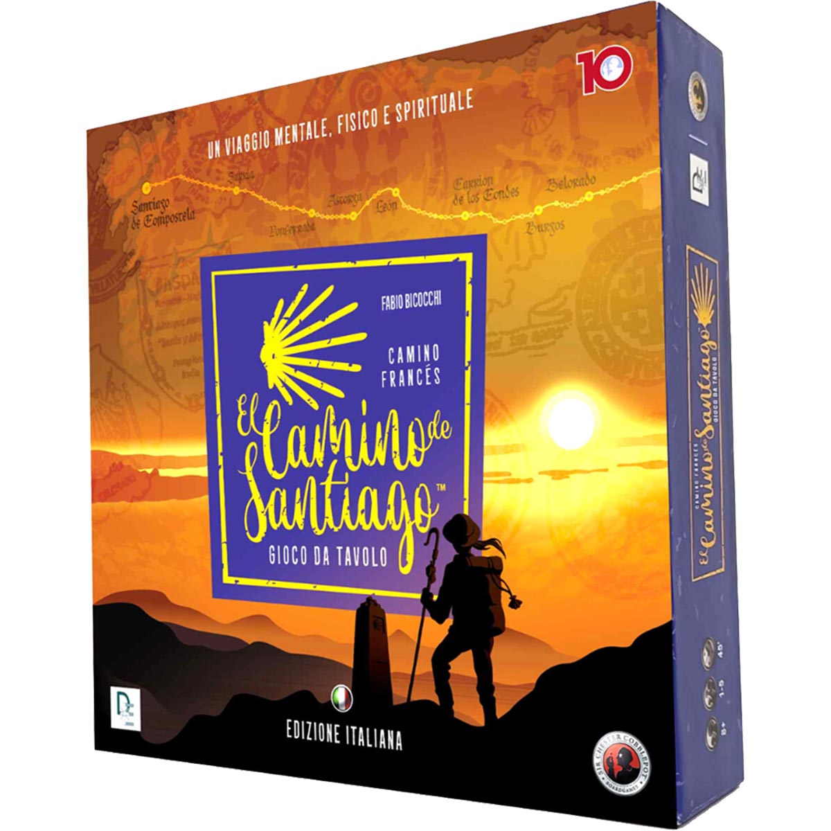EL CAMINO DE SANTIAGO GIOCO DA TAVOLO