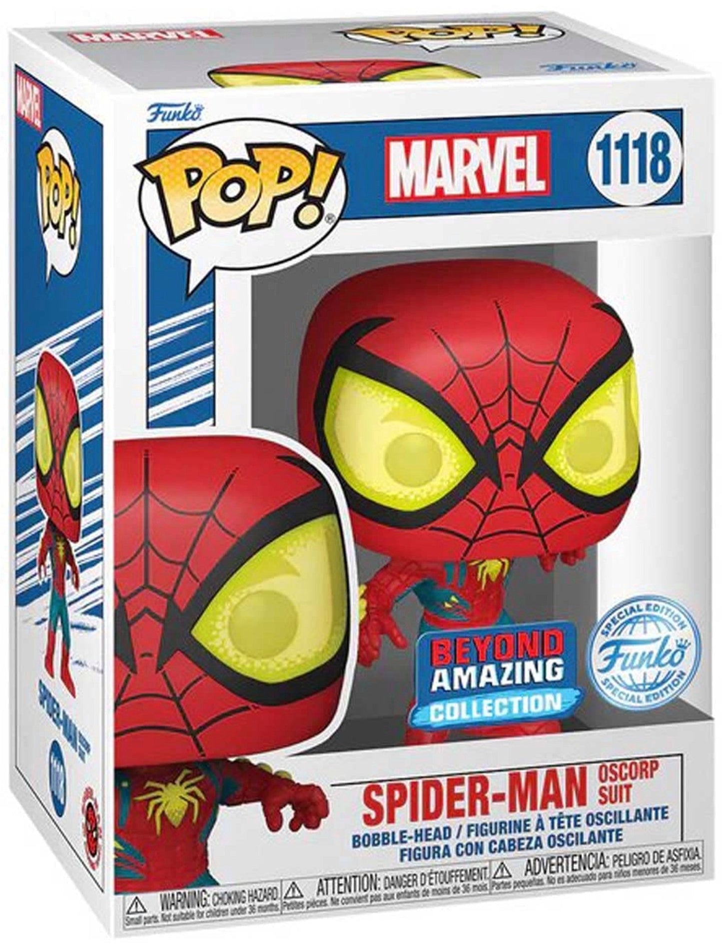 FUNKO POP SPIDER-MAN OSCORP SUIT 1118