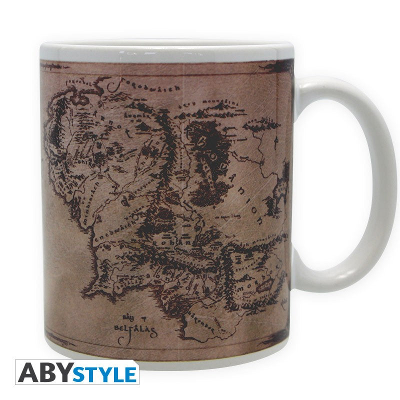 TAZZA LORD OF THE RINGS MAP