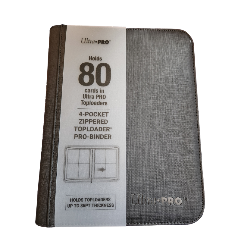 ZIPPERED 4-POCKET PREMIUM PRO-BINDER TOPLOADER