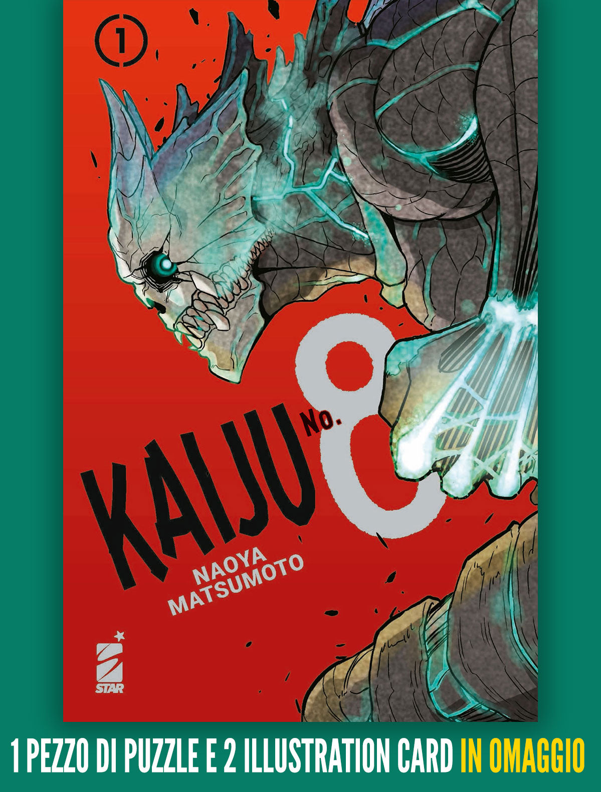 KAIJU NO.8 VOL.1 CON OMAGGIO