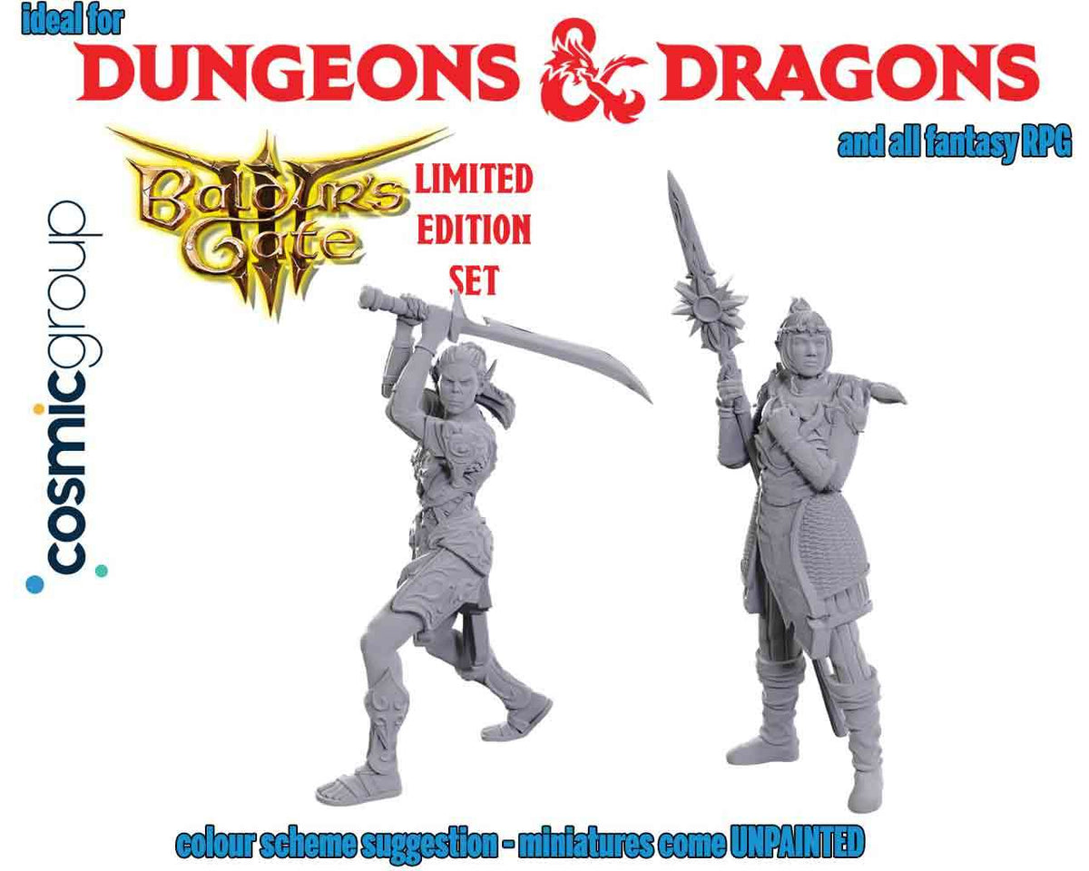 D&D LAE ZEL & SHADOWHEART MINIATURE