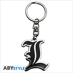 DEATH NOTE KEYCHAIN "L" SYMBOL
