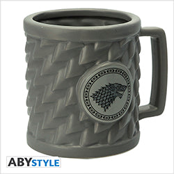 GAME OF THRONES STARK 3D MUG