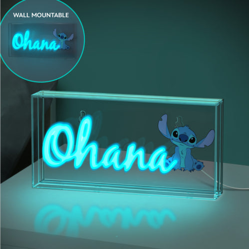 LILO & STITCH OHANA LED NEON LIGHT