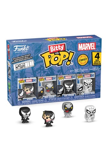 SPIDER-MAN BITTY 4-PACK SERIES3 POP