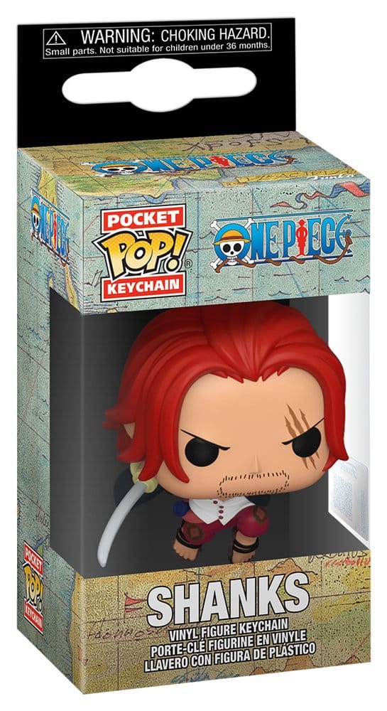 ONE PIECE SHANKS KEYCHAIN POP