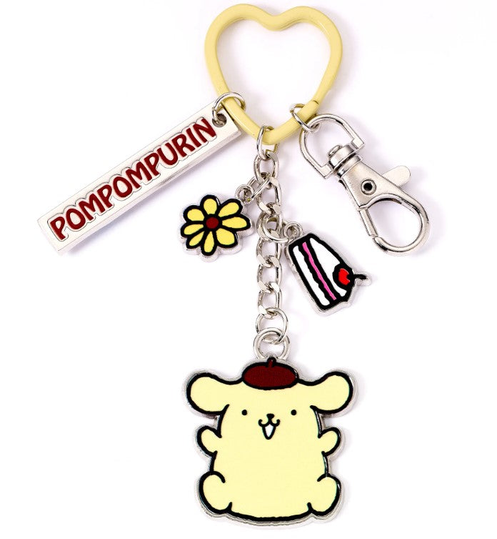 SANRIO POMPOMPURIN KEYCHAIN