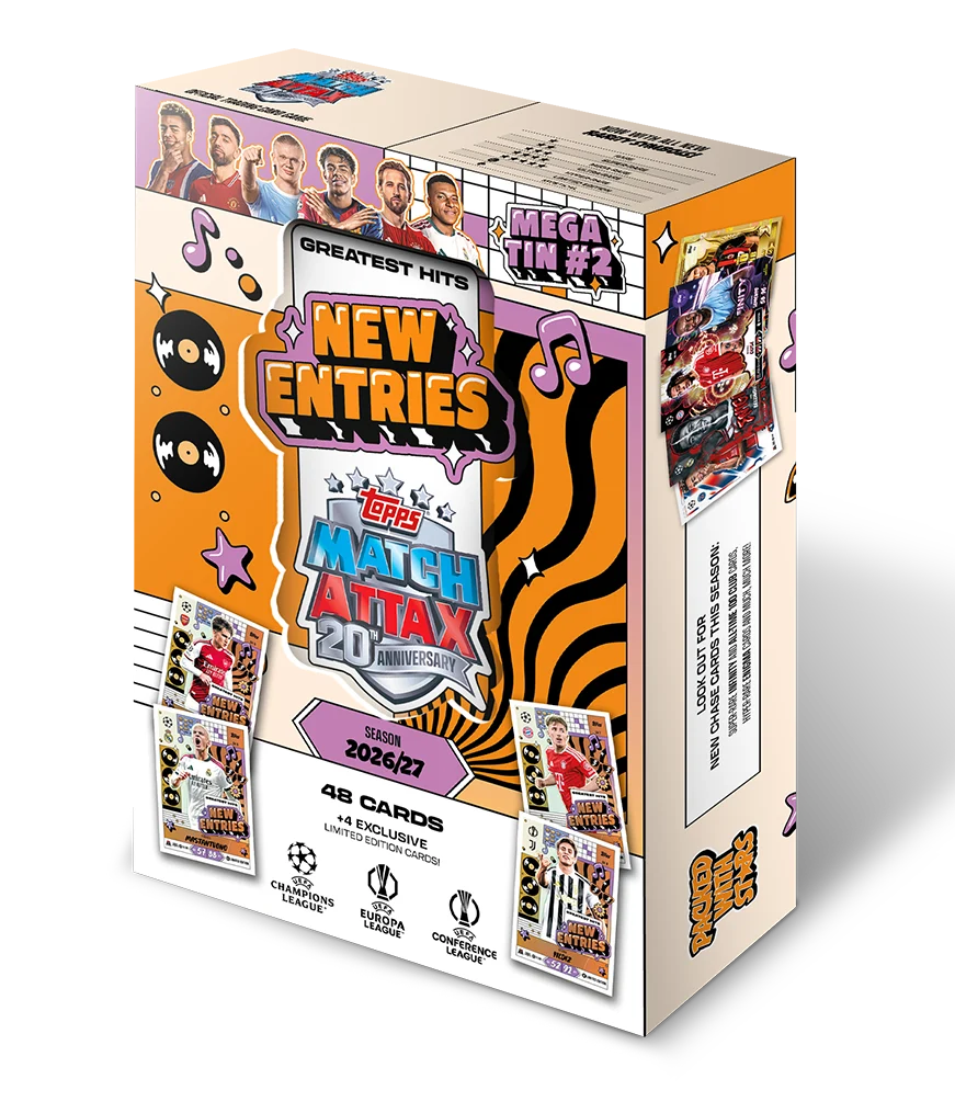 TOPPS MATCH ATTAX NEW ENTRIES MEGA TIN