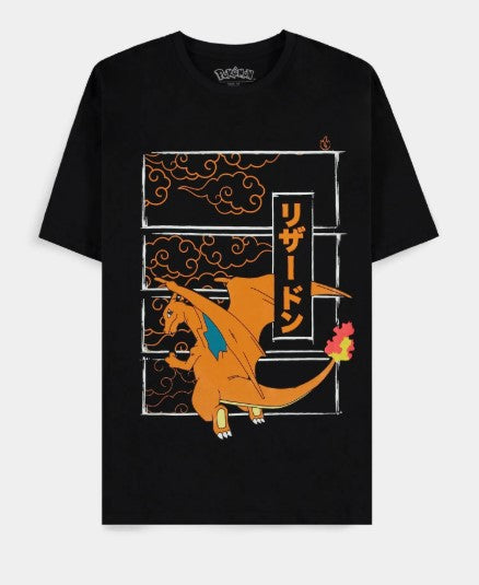 POKÉMON CHARIZARD MEN BLACK S