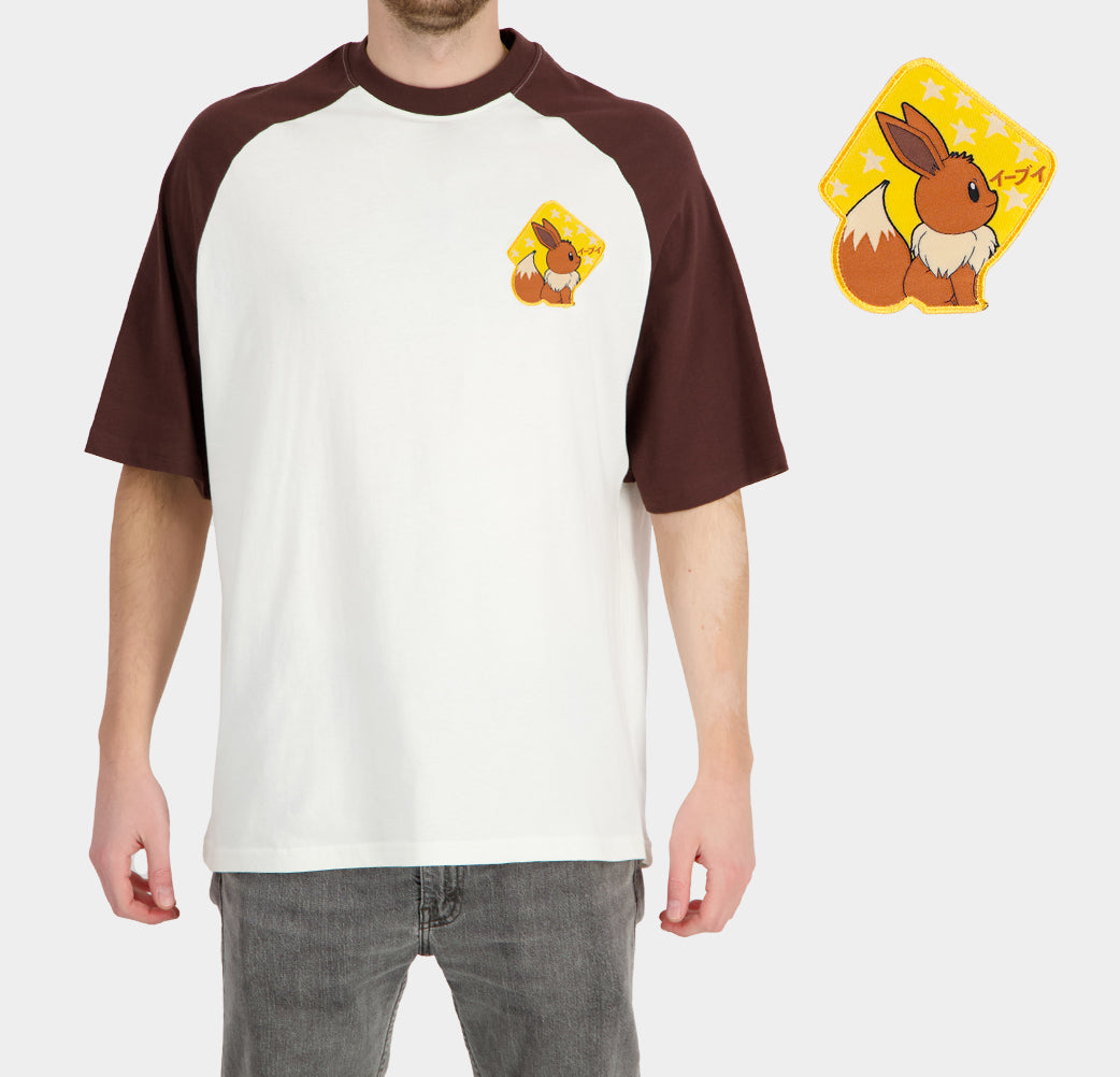 POKÉMON EEVEE RAGLAN T-SHIRT TG M