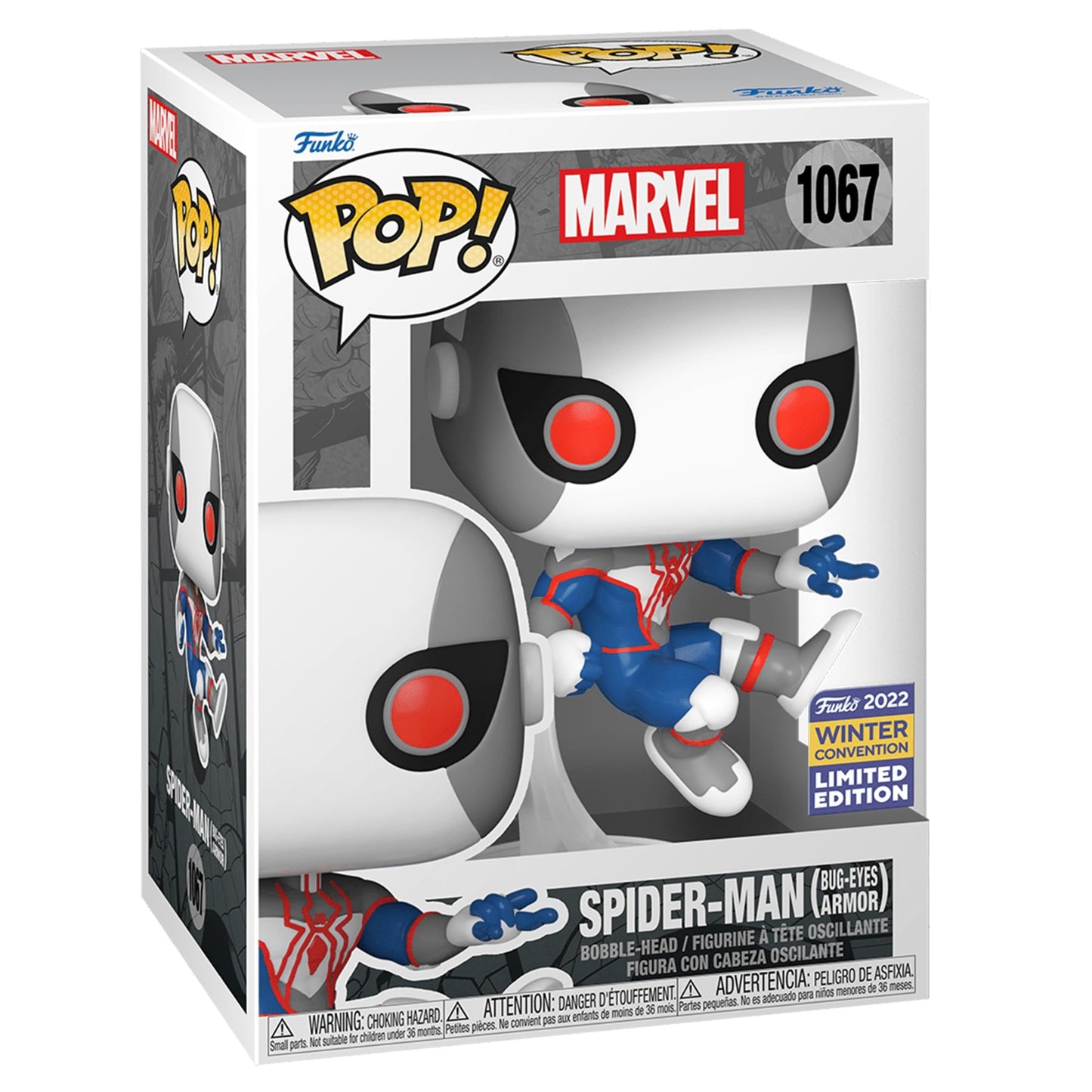 FUNKO POP SPIDER-MAN BUG EYES ARMOR WINTER CONVENTION 1067