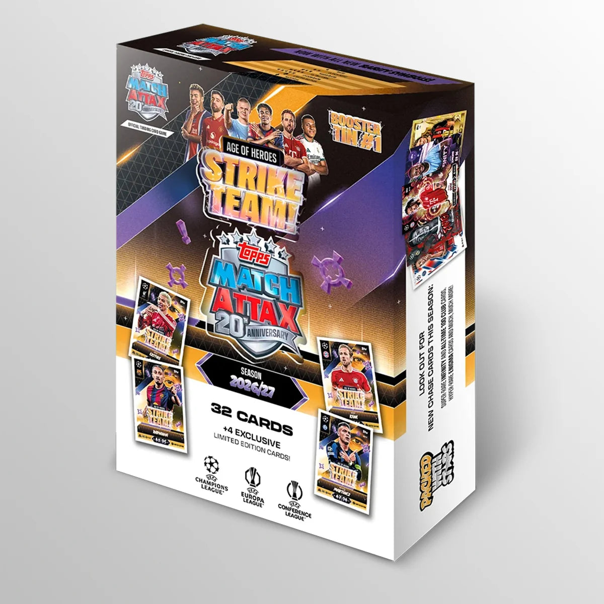 TOPPS MATCH ATTAX STRIKE TEAM TIN