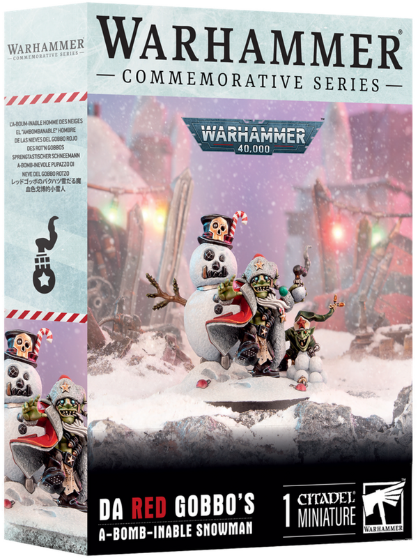 WARHAMMER COMMEMORATIVE - DA RED GOBBO'S A-BOMB-INABLE SNOWMAN