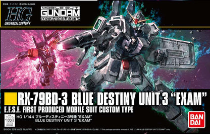 HG RX-79BD-3 BLUE DESTINY UNIT 3 EXAM