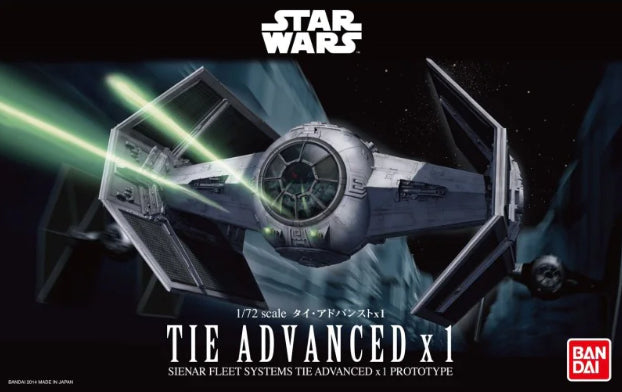 STAR WARS MODEL KIT - TIE ADVANCED - MODEL KIT 1/72
