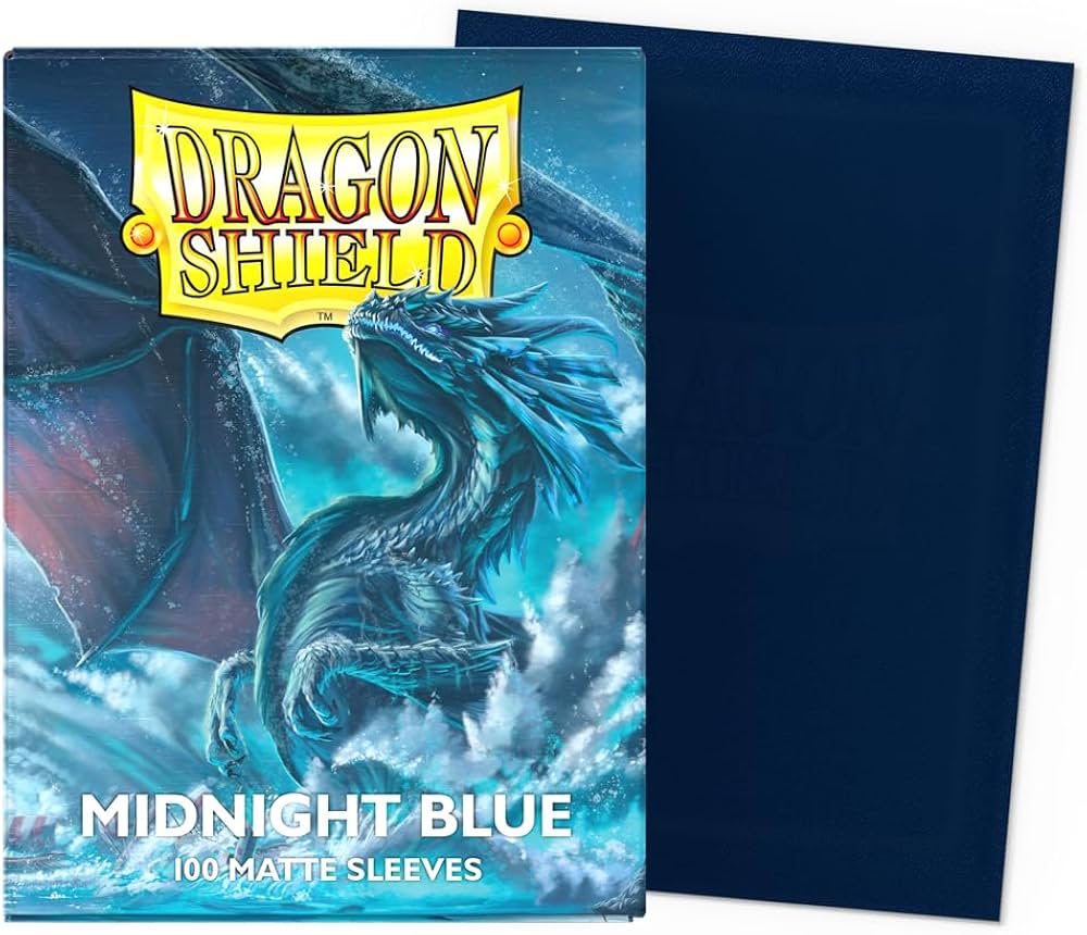 DRAGONSHIELD SLEEVES STANDARD MATTE MIDNIGHT BLUE 100