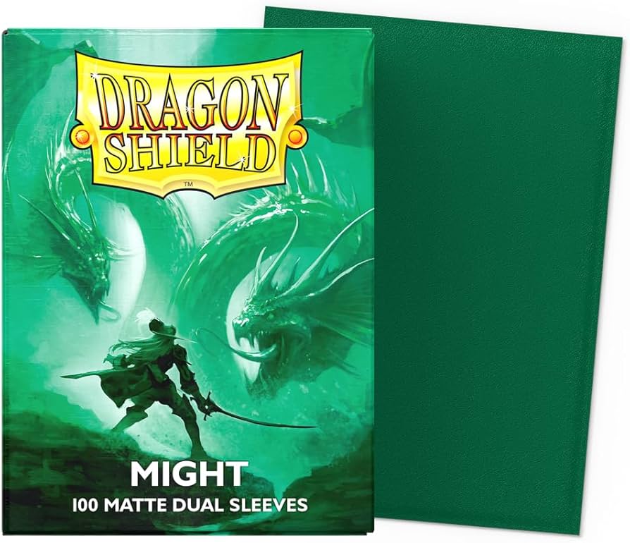 DRAGONSHIELD SLEEVES STANDARD MATTE DUAL MIGHT 100