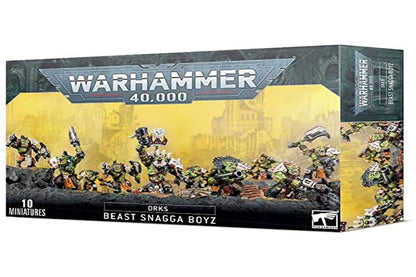 WARHAMMER 40K ORKS BEAST SNAGGA BOYZ