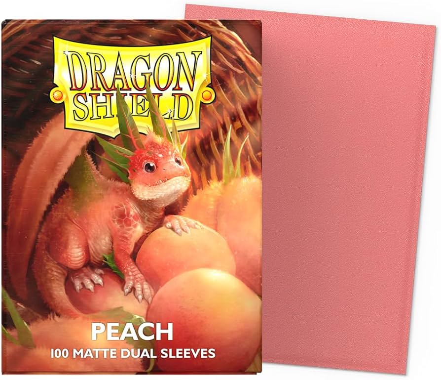 DRAGONSHIELD SLEEVES STANDARD MATTE DUAL PEACH 100