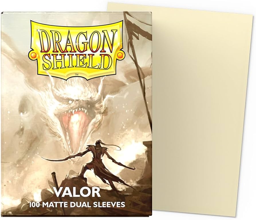 DRAGONSHIELD SLEEVES STANDARD MATTE DUAL VALOR 100