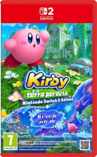 NINTENDO SWITCH 2 KIRBY E LA TERRA PERDUTA + IL MONDO ASTRLE