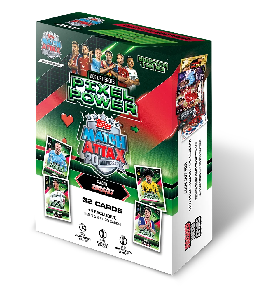 TOPPS MATCH ATTAX PIXEL POWER TIN