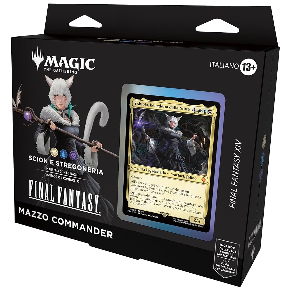 FINAL FANTASY COMMANDER DECK - SCION E STREGONERIA - ITA