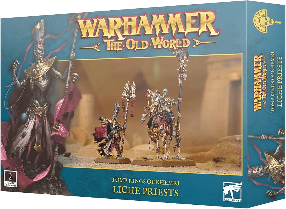 WARHAMMER THE OLD WORLD - TOMB KING OF KHEMRI LICHE PRIESTS