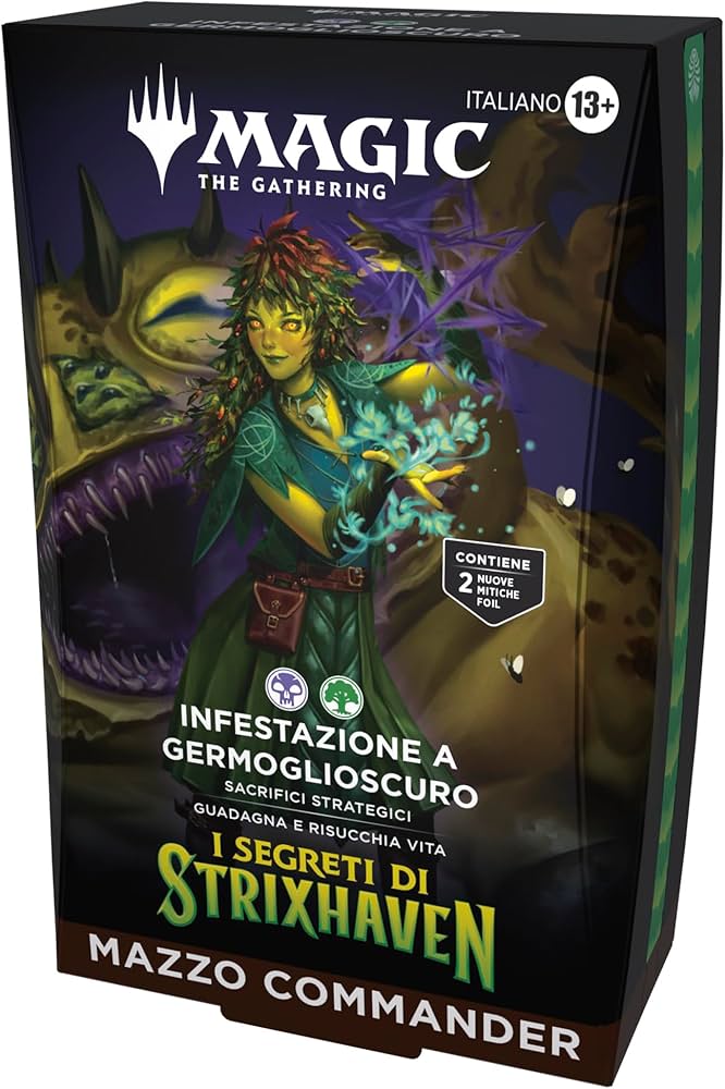 MAGIC COMMANDER DECK - SECRET OF STRIXHAVEN - INFESTAZIONE A GERMOGLIOSCURO