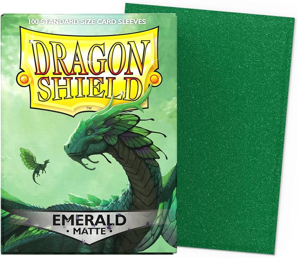 DRAGONSHIELD SLEEVES STANDARD MATTE EMERALD 100