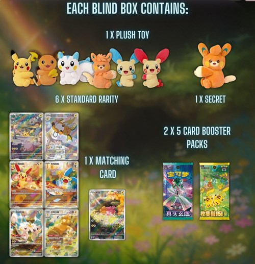 POKEMON TCG SET CHINESE PELUCHE