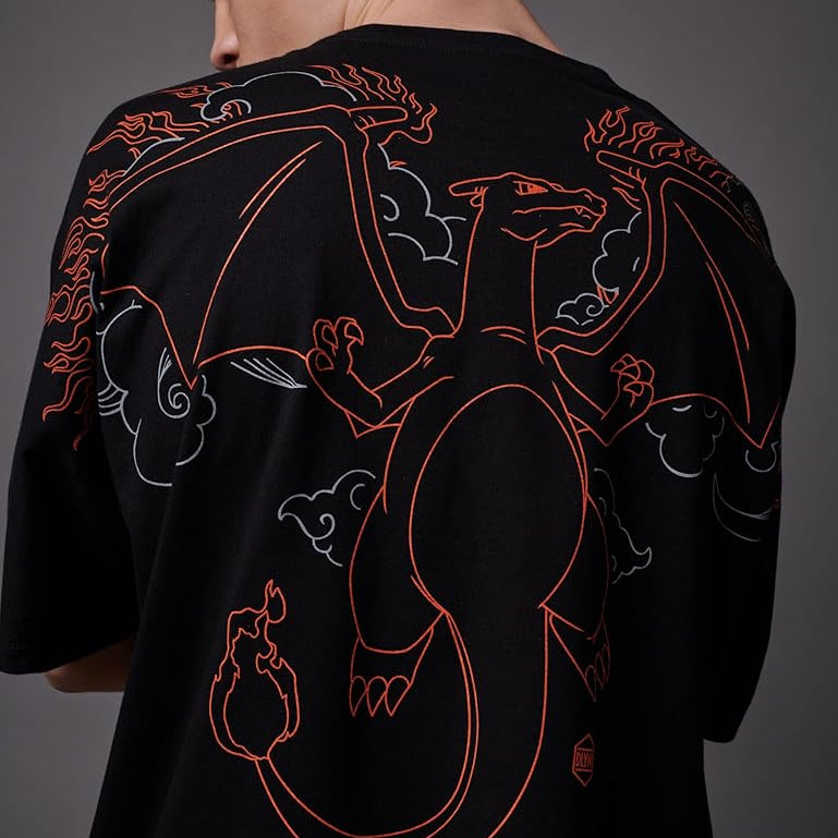 DOLLY NOIRE - CHARIZARD OVER KIMONO - XL