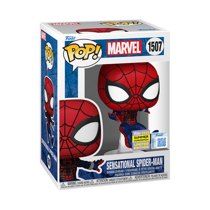 MARVEL - 1507 SENSATIONAL SPIDER MAN FUNSIDE EXCLUSIVE 9 CM FUNKO POP